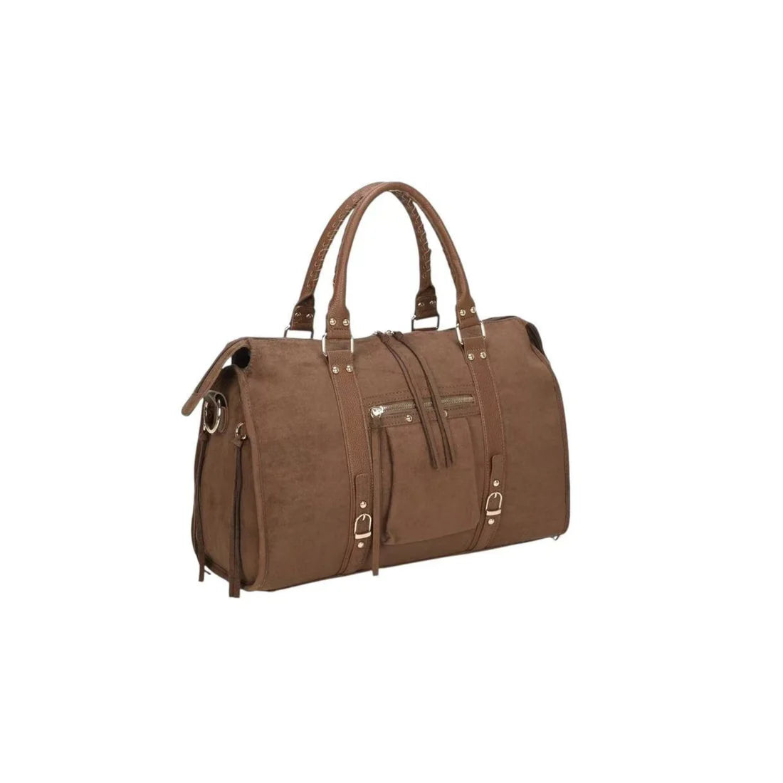 Sac à main femme marron grand format – Anses & bandoulière réglable