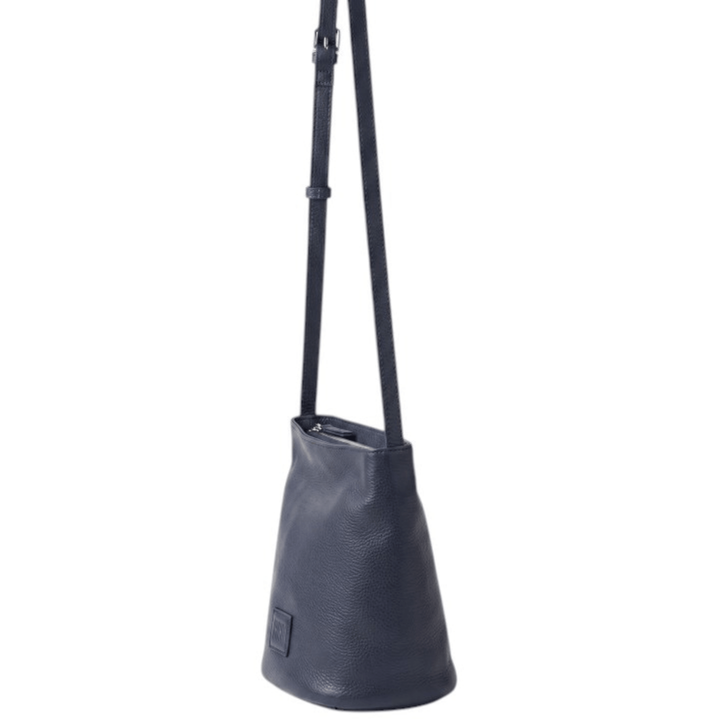 Sac BIBA Chester TB bleu marine vue de profil avec bandoulière réglable
