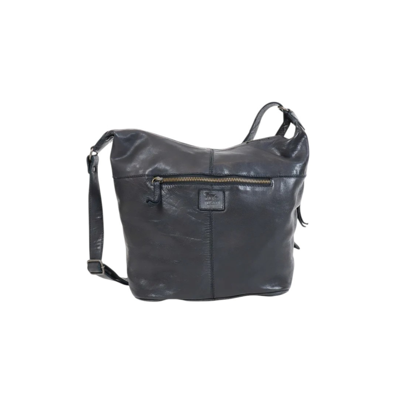 Sac bandouliere cuir BEAR Frieda noir vue dos Nevada Maroquinerie
