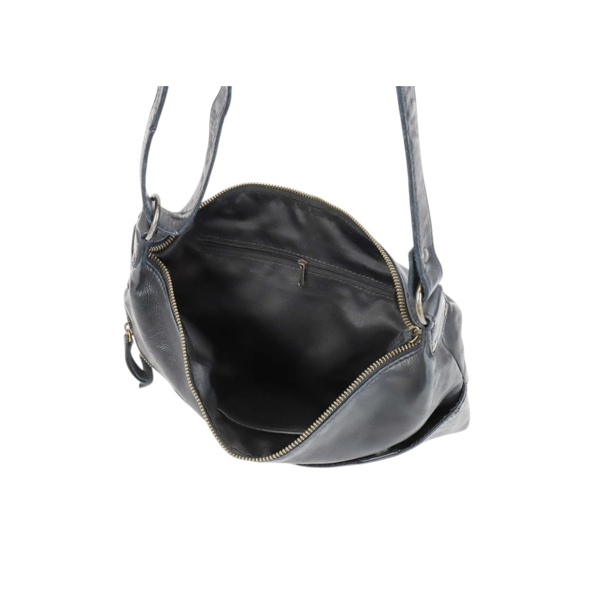 Interieur sac cuir noir BEAR Frieda rangement zip