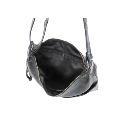 Interieur sac cuir noir BEAR Frieda rangement zip