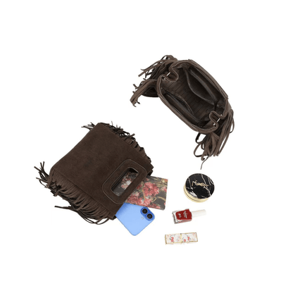 Intérieur sac Gallantry café synthétique effet daim
