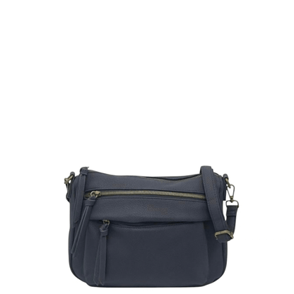 Sac bandoulière Mandoline Marie 4221 marine vue de face