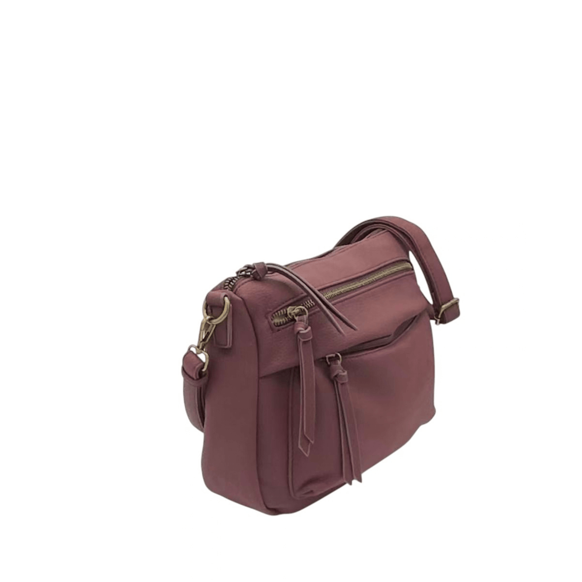Sac Mandoline Marie 4221 prune vue de profil