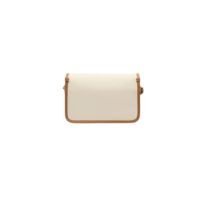 Dos du sac bandoulière Lacoste Héritage Canvas natural tan