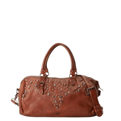 Sac à main BIBA Bunn BUN2L cognac en cuir de vachette lavé