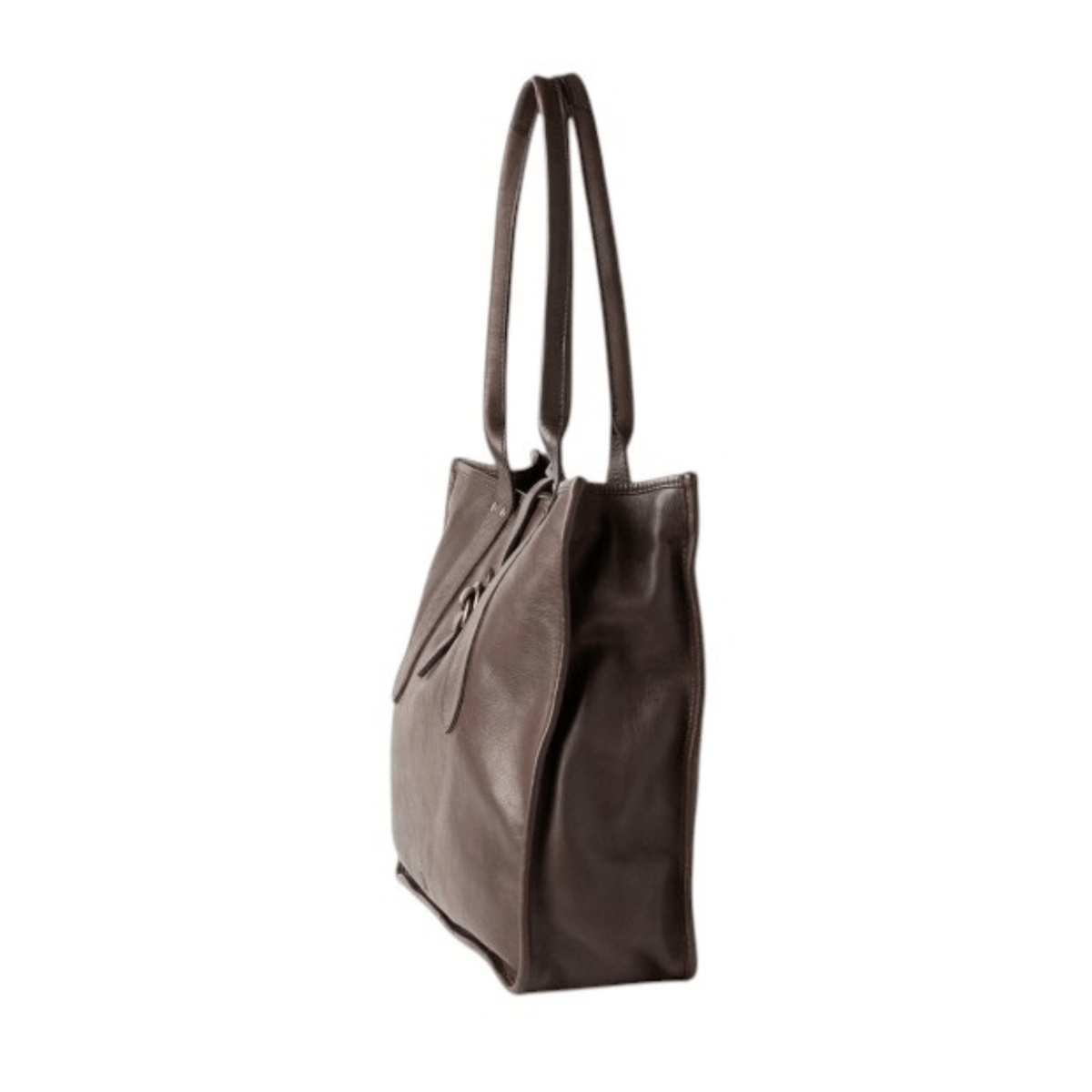 Sac cabas BIBA Rushville marron vu de profil