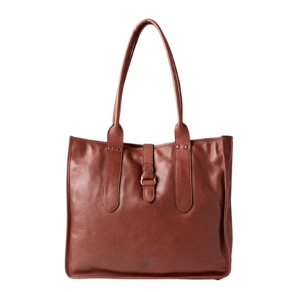 Sac cabas BIBA Rushville RUE1L cognac en cuir de vachette lavé