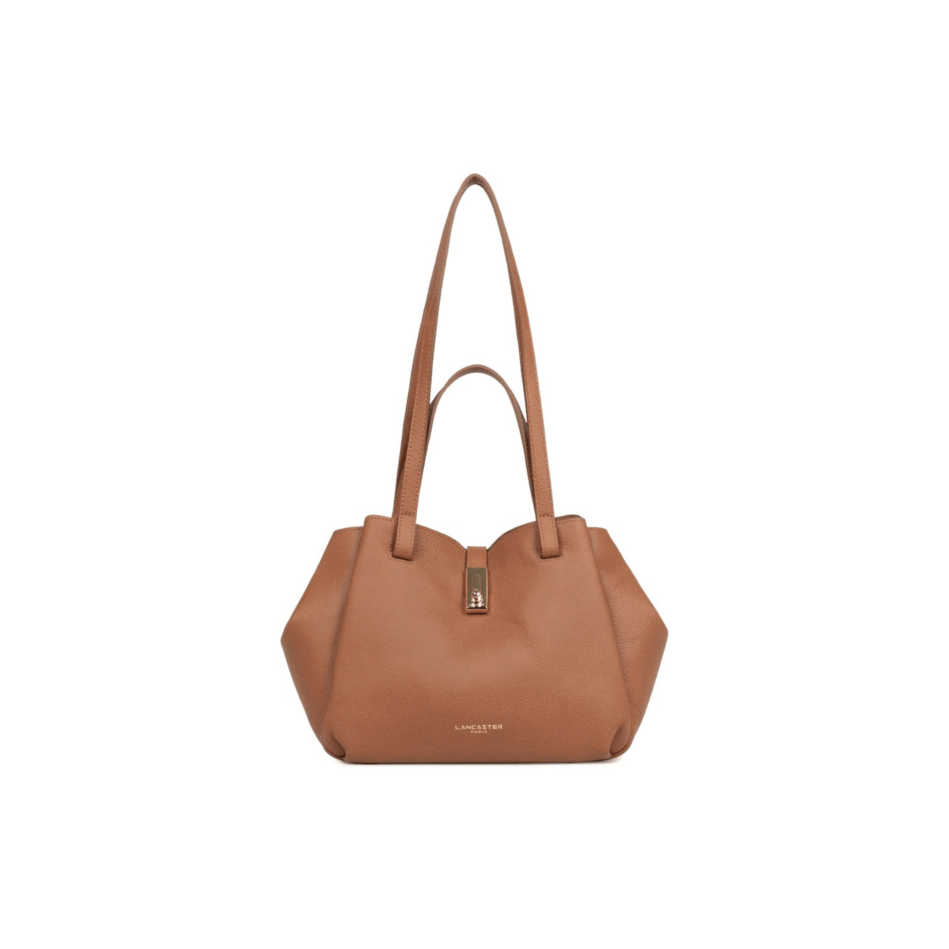 Sac cabas Lancaster camel forme structurée élégante femme