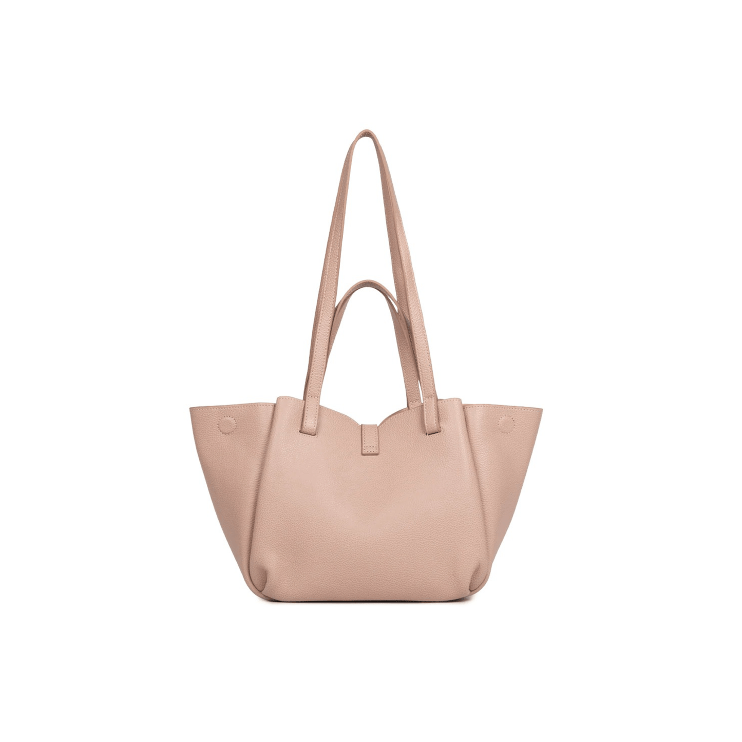 Vue arrière du sac cabas Lancaster nude cuir grainé