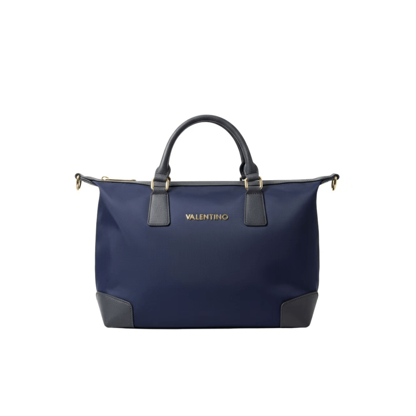 Sac cabas Valentino Bags VBSA9T01 marine grand format avec fermeture zippée