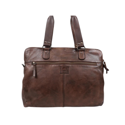 Sac cabas cuir femme BEAR LIA marron vue arrière
