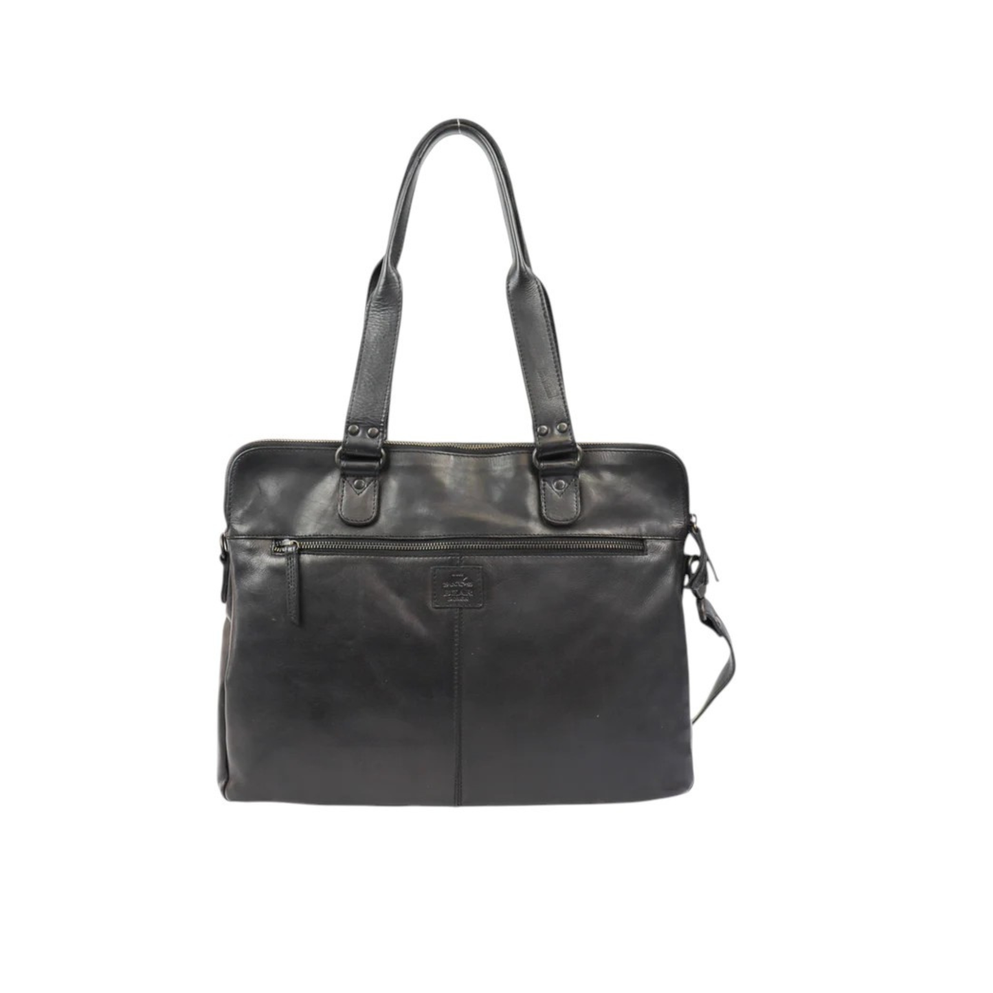 Sac cabas cuir noir BEAR LIA vue arrière