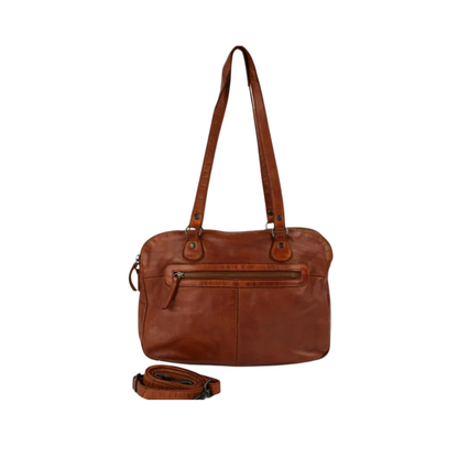 sac cuir bear lieke cognac avec bandouliere amovible