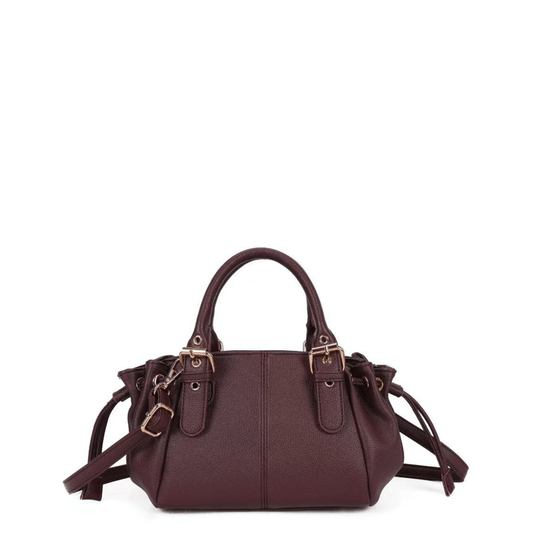 Sac à main Gallantry Mini Garance bordeaux, vue de face