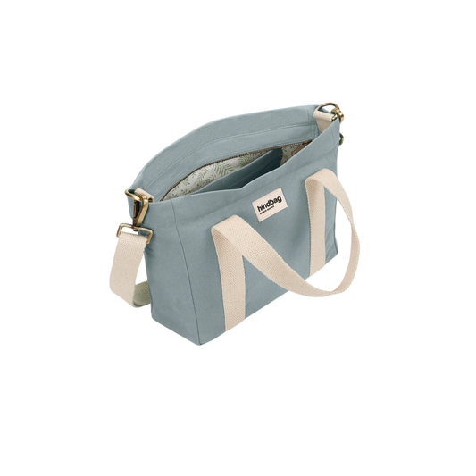 Sac cabas femme Hindbag Louise sauge vue de face, sélection Nevada Maroquinerie