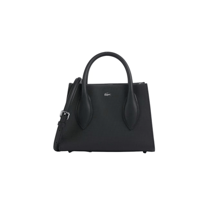Sac à main Lacoste Daily City noir vue face élégante