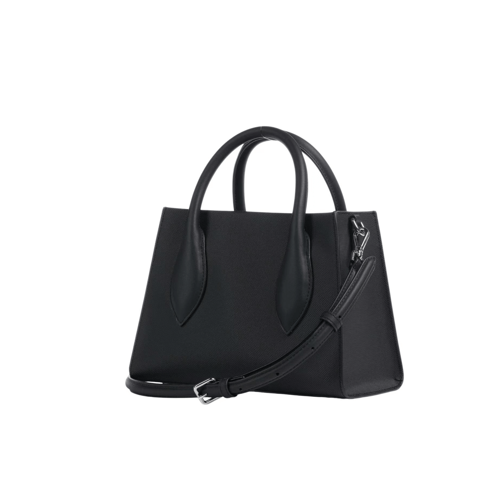Sac femme Lacoste noir avec bandoulière ajustable
