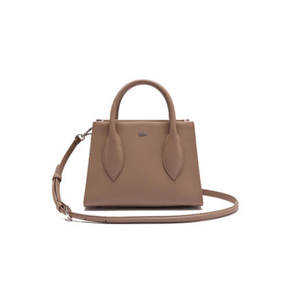 Sac à main Lacoste taupe avec anses structurées
