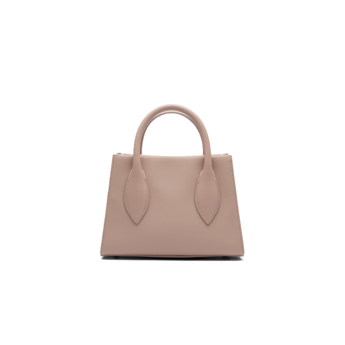 Sac à main femme Lacoste taupe vue de dos