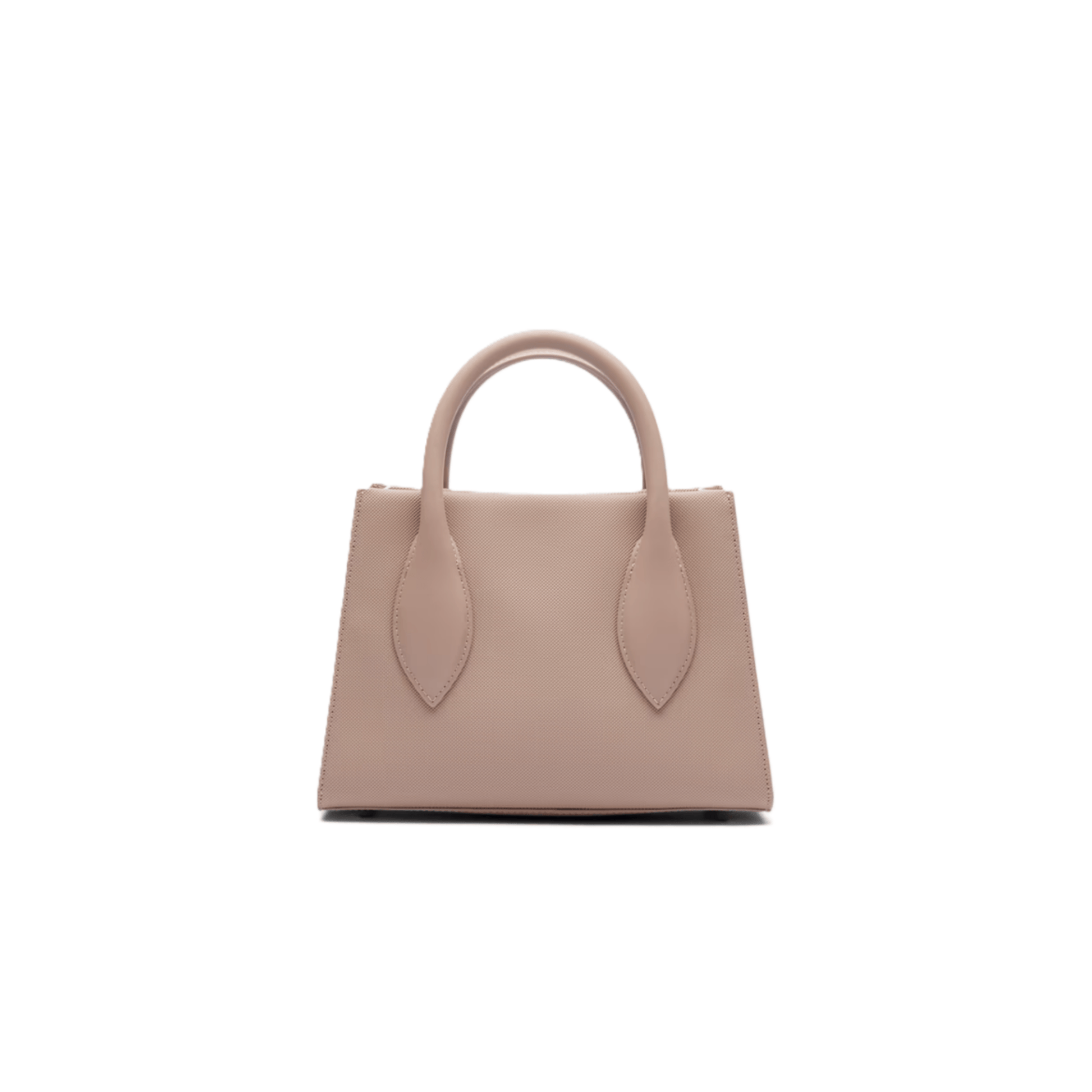 Sac à main femme Lacoste taupe vue de dos
