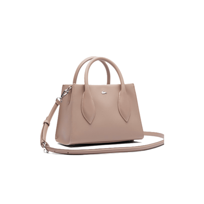 Sac Lacoste Daily City taupe porté main avec bandoulière amovible