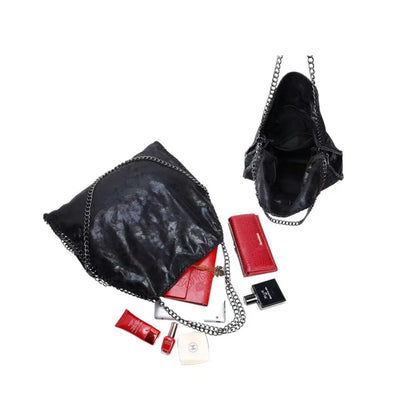 Sac à main femme noir avec chaîne – Élégant & intemporel