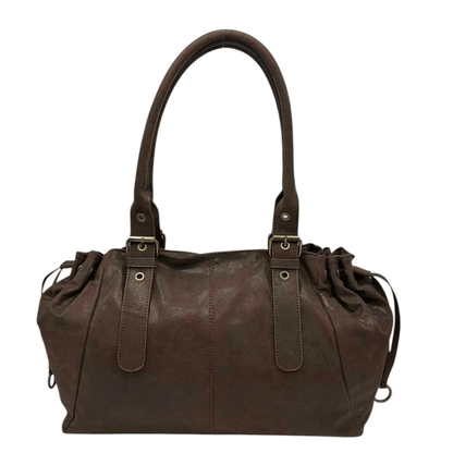Sac Mandoline 27691 café effet vieilli vu de face