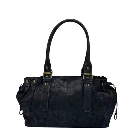 Sac Mandoline 27691 noir effet vieilli vu de face