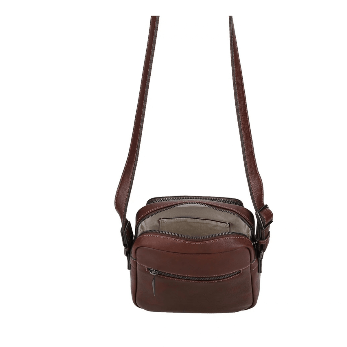 Intérieur sac travers homme marron Nairo Arthur & Aston