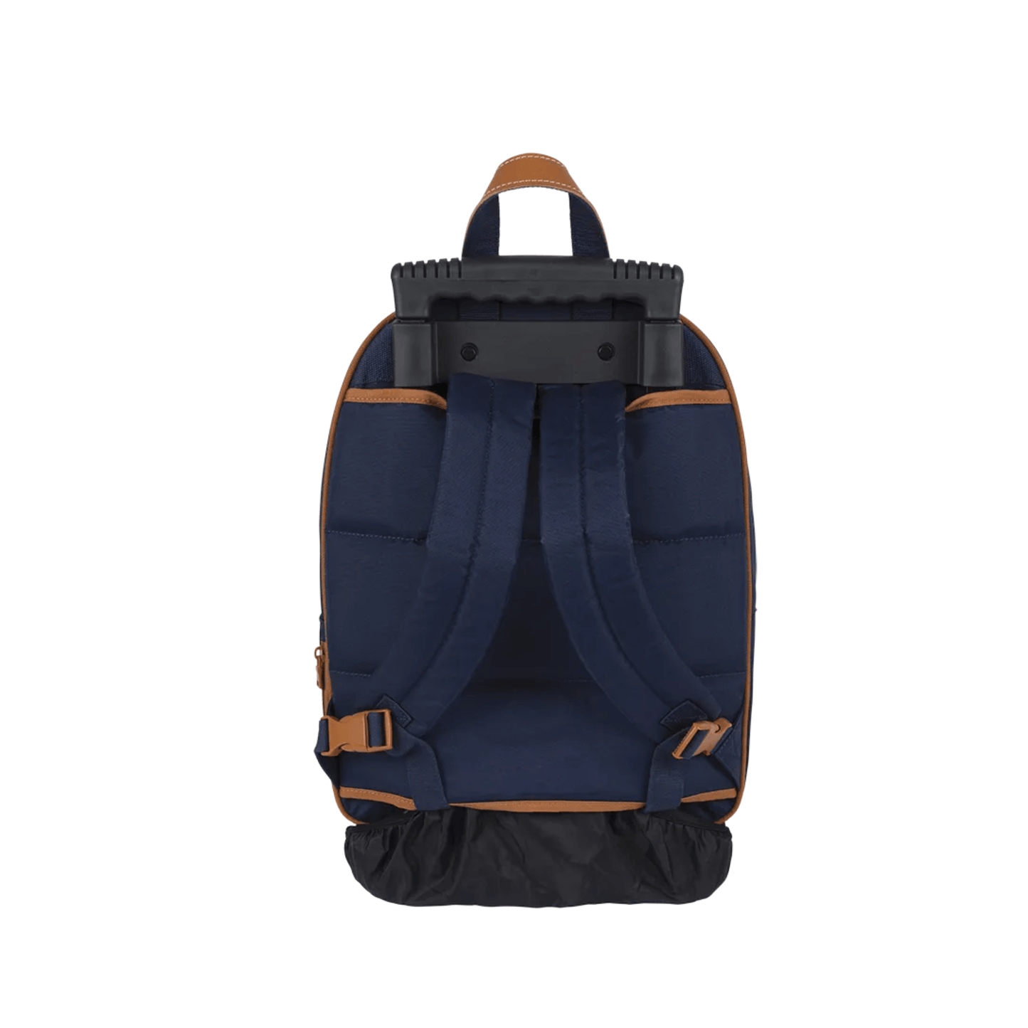Dos ergonomique et bretelles du sac trolley Tann's Camille Bleu