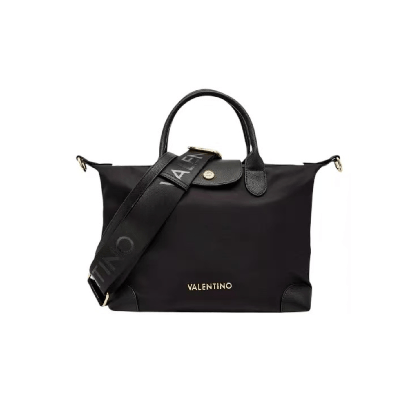 Sac Valentino Bags VBS9JX23 noir porté main avec bandoulière