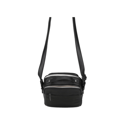 Sacoche cuir Nairo Arthur & Aston noire avec bandoulière réglable