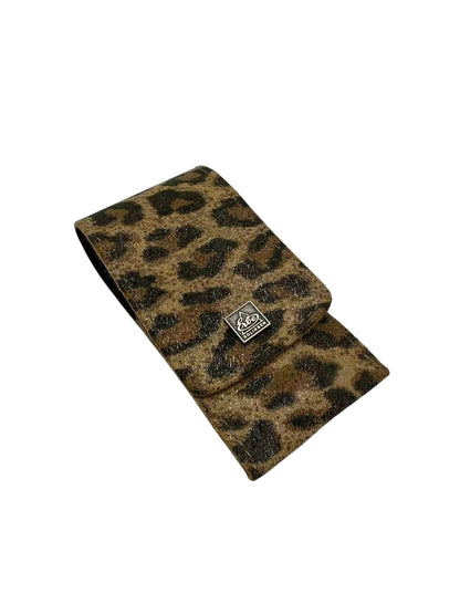 Étui en cuir leopard fermé du set de manucure Siena Erbe Solingen