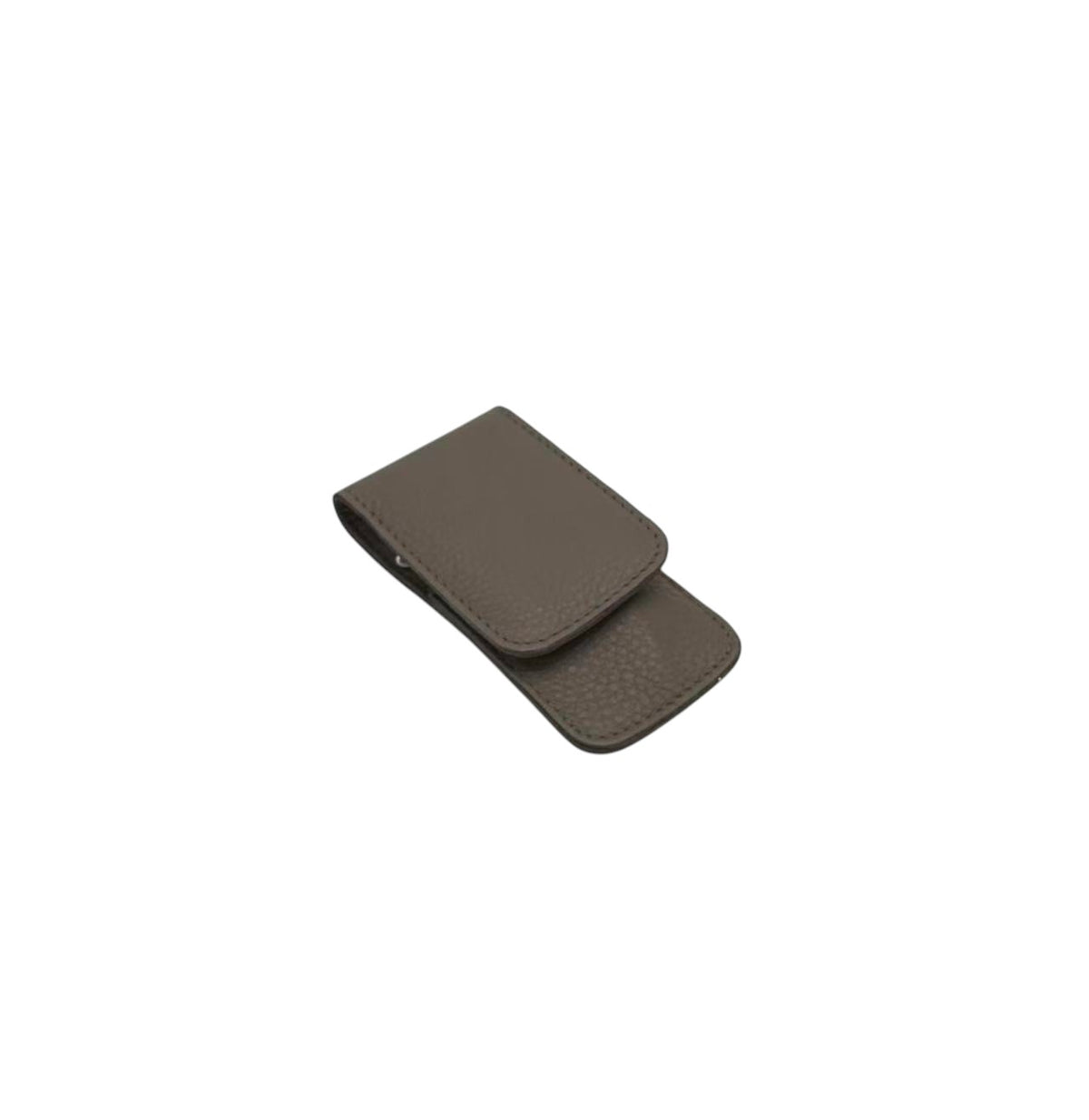 Étui en cuir taupe fermé du set de manucure Siena Erbe Solingen