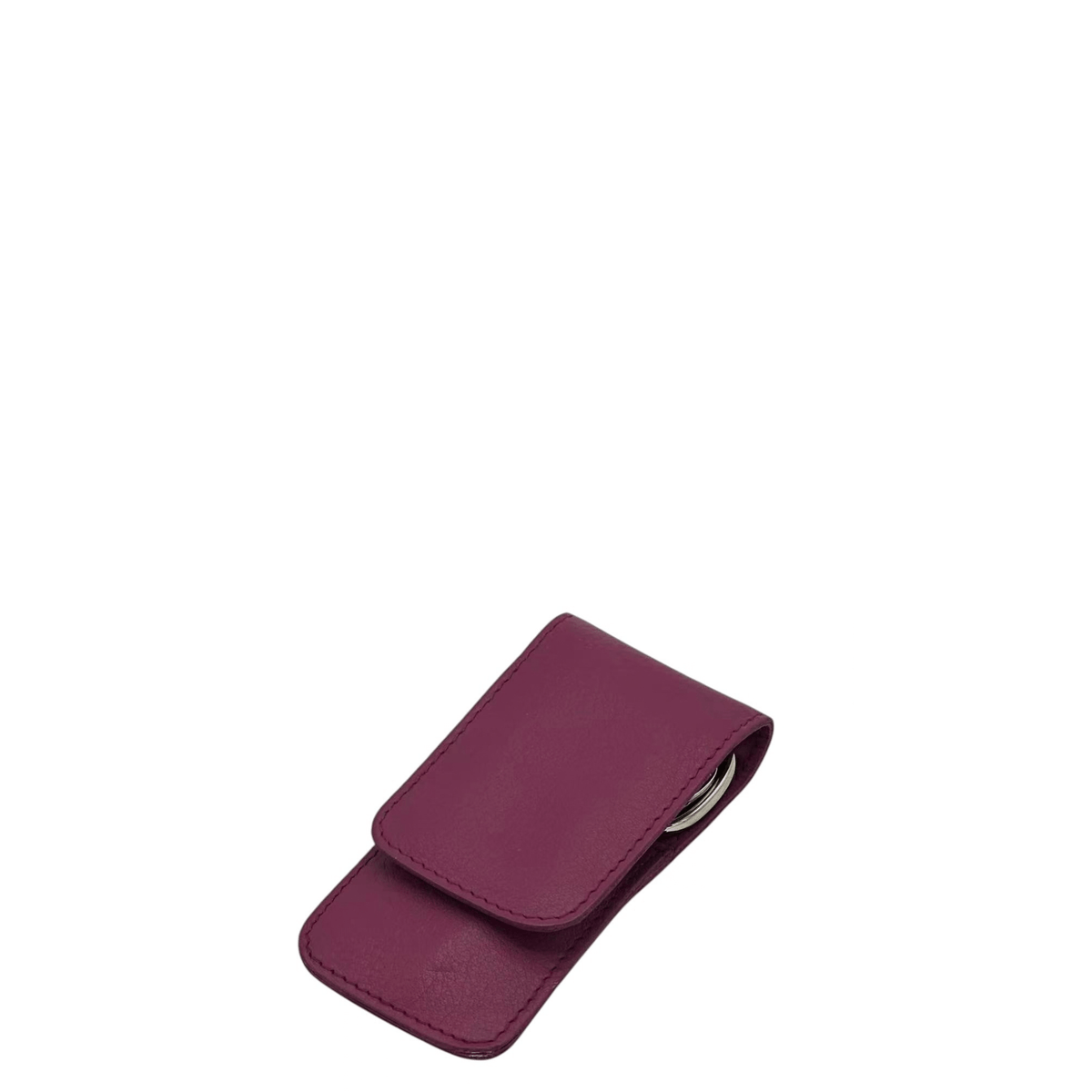 Étui en cuir violet fermé du set de manucure Siena Erbe Solingen