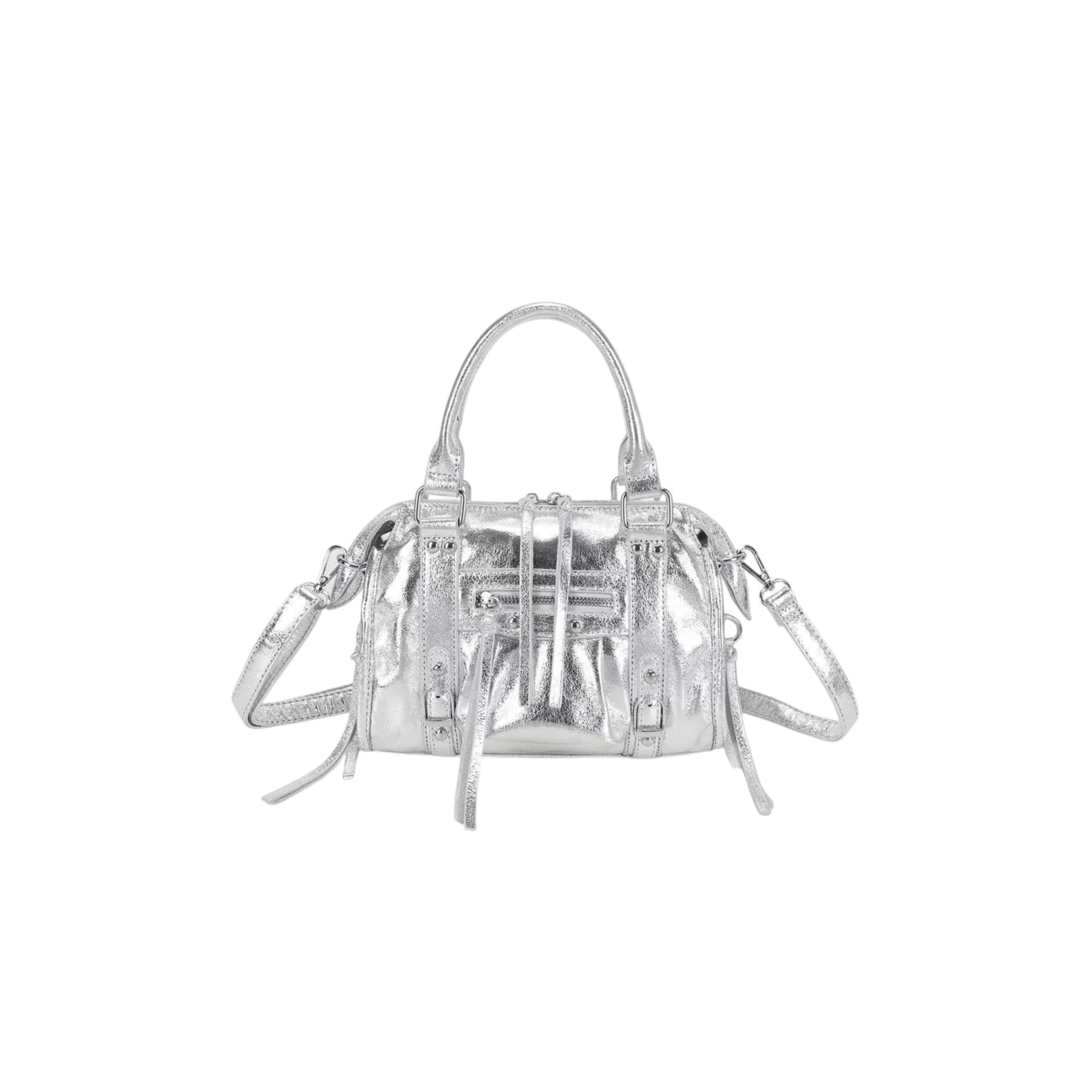Sac Skyla Gallantry argenté effet métallisé tendance femme Nevada Maroquinerie