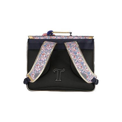 Vue arrière du cartable Tann's Antonia 41 cm avec dos ergonomique et bretelles rembourrées
