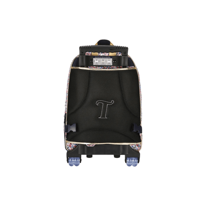 Vue arrière du sac scolaire trolley Tann's Antonia avec dos ergonomique
