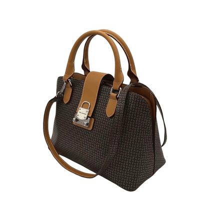 Sac Fidelio Ted Lapidus miel avec bandoulière pour porté épaule