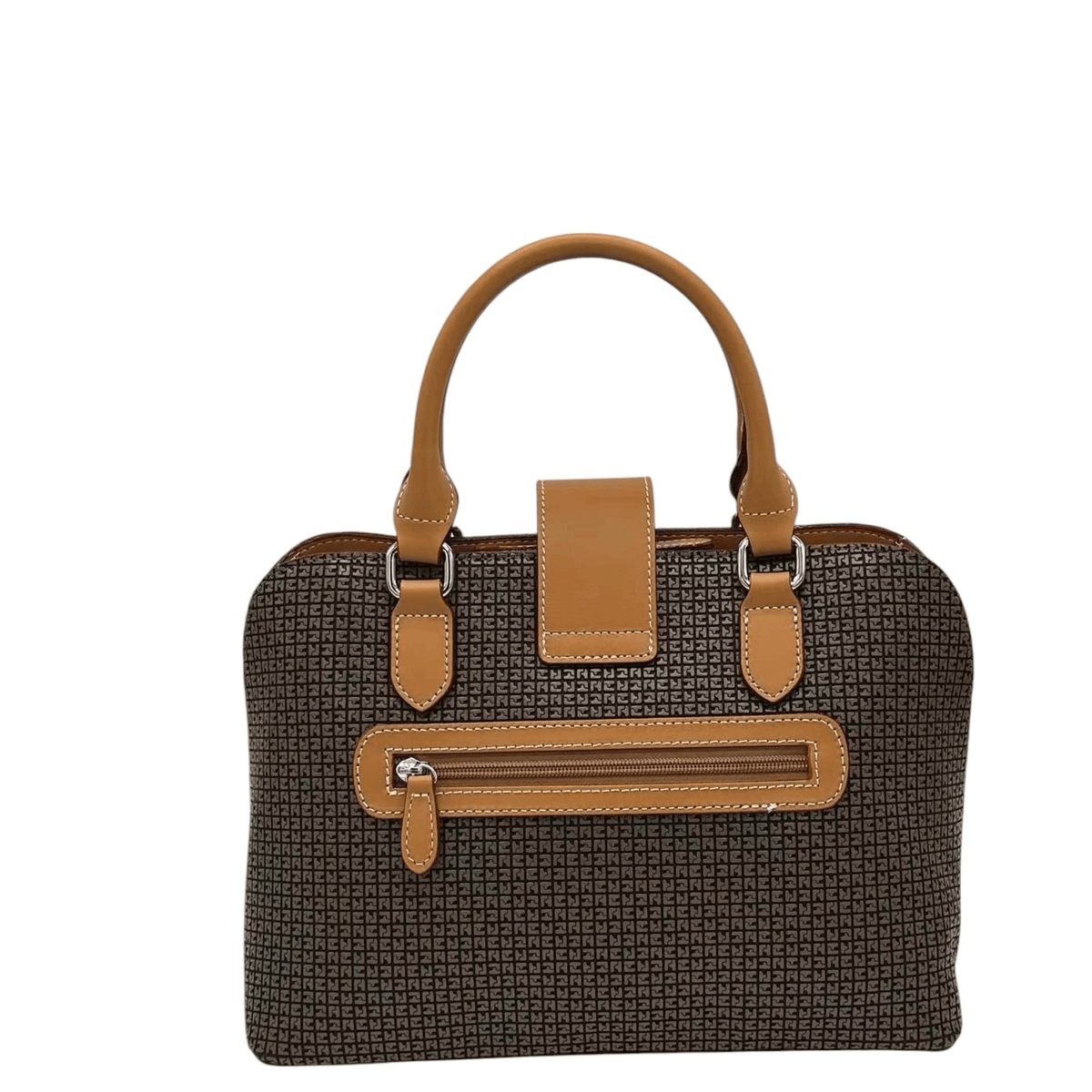 Sac Fidelio Ted Lapidus TL08382 miel vue arrière avec poche zippée