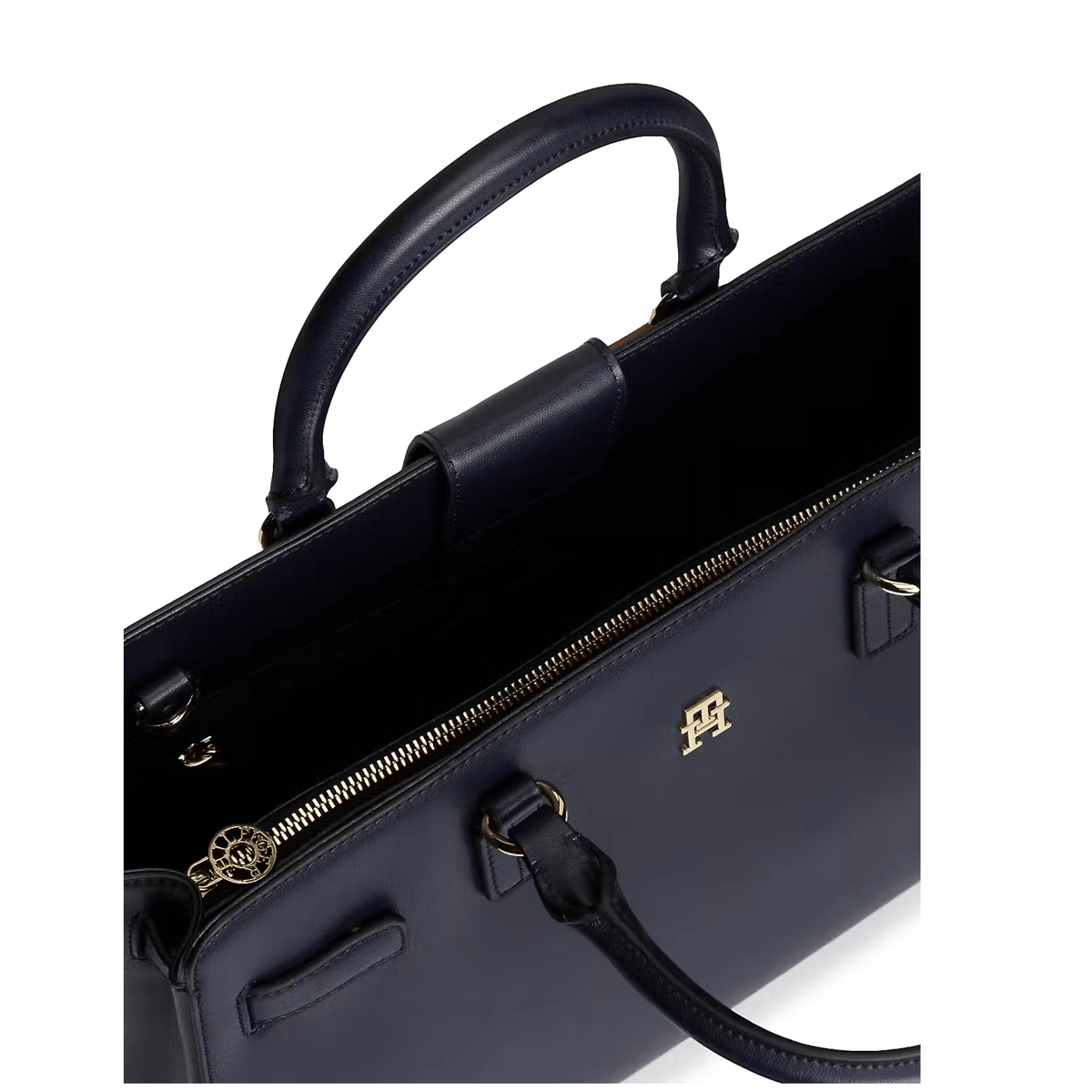 Intérieur zippé du sac Tommy Hilfiger Joy Satchel bleu marine