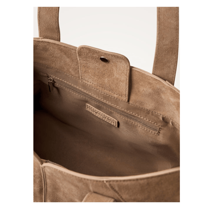 Intérieur du sac cabas Vanessa Wu ALTAI MA3040 avec poche zippée