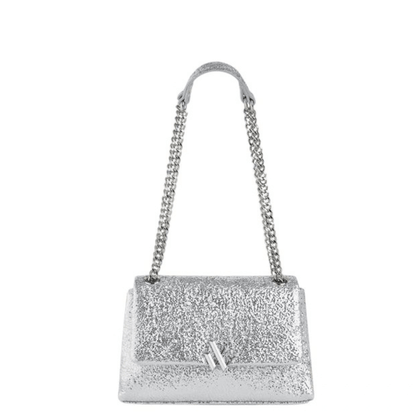 Sac Vanessa Wu Idol MA2857 métallisé à chaîne
